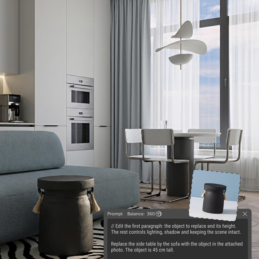Client's furniture