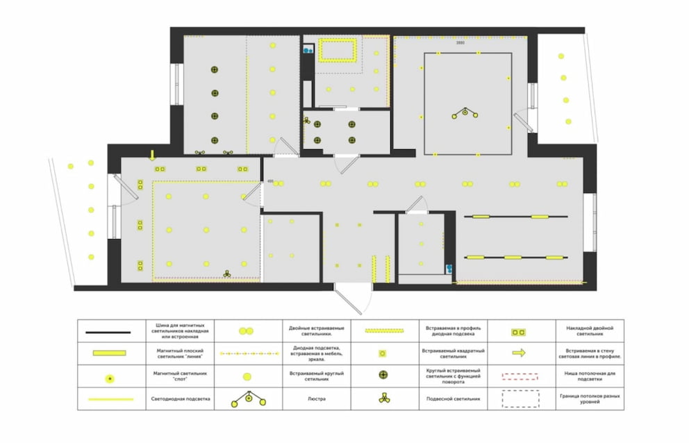 Автор: Ксения Оккель «План осветительных приборов»